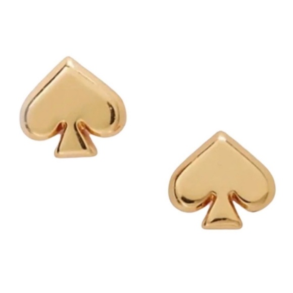 kate spade Jewelry - KATE SPADE • Gold Everyday Spade Minimalist Earrings